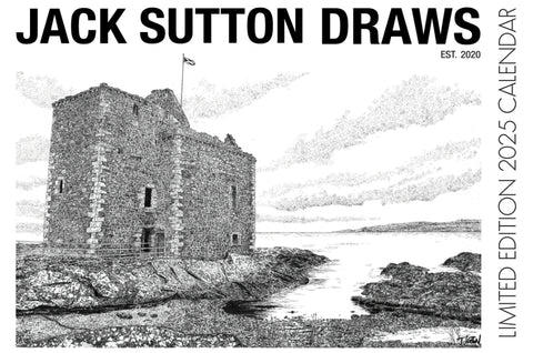 Jack Sutton Draws 2025 Ltd Ed. Calendar.